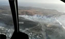 incendie, plateau caillou