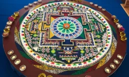 Inauguration du mandala au Tampon