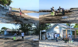 Nettoyage des plages de Saint-Leu