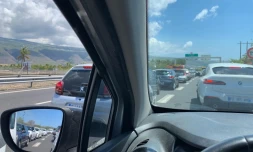 embouteillage, bouchon, accident, Savannah, Saint-Paul