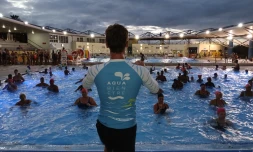Noctune à la piscine de Plateau Caillou