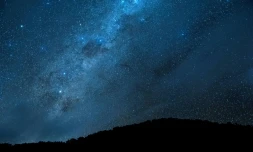 Ciel de nuit Ă Las Trancas, au sud de Santiago, au Chili, le 7 avril 2018