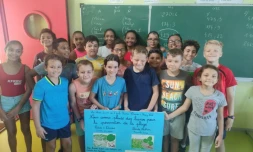 Étang-Salé : les panneaux et plantations des enfants de CM2 dégradés