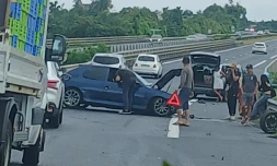 3 blessés légers après une perte de contrôle dans le secteur de la rivière des roches 