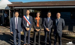 Région Réunion : visite ministérielle à lObservatoire volcanologique