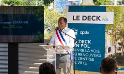  Saint-Paul : La Région inaugure le Deck Sin Pol 