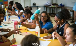 Les jeune Saint-Paulois du dispositifs Bafa, continuent leur formation