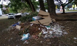 Déchèterie sauvage à Saint-Benoit