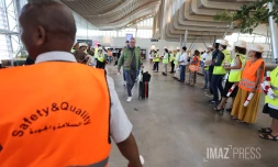 nouvel aérogare arrivée passagers gillot 