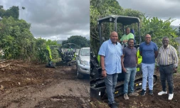 CCIR : Pierrick Robert en visite dans une entreprise spécialisée dans la réalisation de tous travaux de câblage de fibre optique, d'électricité