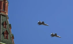 Trois MIG-31 russes entrés dans l’espace aérien de l’Estonie ont été interceptés par des avions de chasse de l’Otan ce vendredi. YURI KADOBNOV / AFP