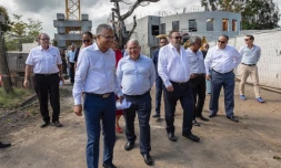 Visite chantier ligne du paradis département 