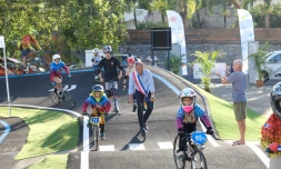 Saint-Paul : une nouvelle piste de pumptrack à Plateau Caillou
