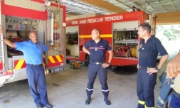 Intervention de pompiers réunionnais aux Seychelle