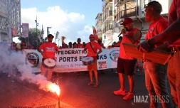 Saint-Denis - Manifestation contre la réforme des retraites