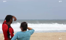 Houle sur le littoral ouest