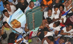 Election Ă  Saint-Paul, le 30 mars 2014.