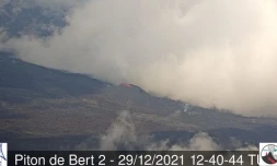 L'éruption se poursuit au volcan, sans évolution notable 