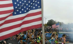 Des compétiteurs lors du marathon de New York, le 5 novembre 2017