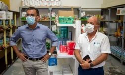 Olivier Hoarau visite les structures du Centre communal d'action sociale