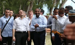 Emmanuel Macron en visite à La Réunion