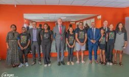 Le Port : visite du recteur au collège Oasis