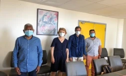 Le CREFOM Réunion reçu par madame Chantal Manès-Bonnisseau, rectrice de l'Académie de La Réunion 