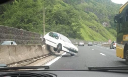 Accident route du littoral