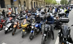 Le Conseil d'Etat a donné deux mois au gouvernement pour prendre l'arrêté mettant en place le contrôle technique obligatoire pour les deux-roues motorisés ( AFP / Jean-Christophe Verhaegen )