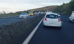 Portail Saint-Leu : embouteillage de 6 km en direction du nord 