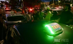 Grève des taxis , 