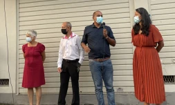 Brigitte Adame et David Belda départementales saint-denis 3 canton
