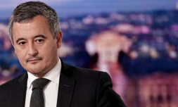 Gérald Darmanin était invité du journal de TF1 ce jeudi 26 décembre 2024. AFP/Stéphanie de Sakutin