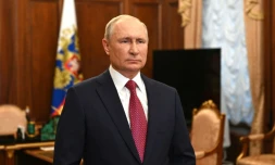 Le président russe Vladimir Poutine, le 25 juin 2021 à Moscou