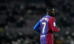 Ousmane Dembélé à domicile avec Barcelone contre Elche en Liga le 18 décembre 2021