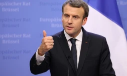 Le président Emmanuel Macron, le 15 décembre 2017 à Bruxelles