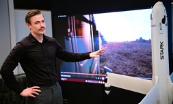 Josef Kranawetvogl, un haut responsable de la start-up du secteur de la défense Stark, le 10 décembre 2025 à Berlin