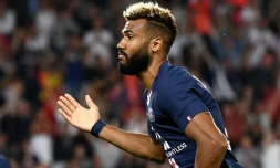 L'attaquant du PSG Eric-Maxim Choupo-Moting auteur d'un doublé lors de la victoire à domicile 4-0 sur Toulouse en 3e journée de L1 le 25 août 2019