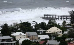 Houle sur le littoral ouest