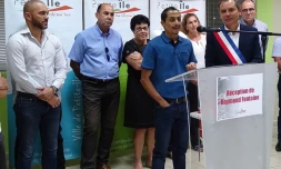 Raymond Fontaine reçu à la mairie de Petite-Île
