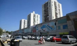 Le quartier de Pissevin, à Nßmes, le 22 août 2023 dans le Gard ( AFP / NICOLAS TUCAT )