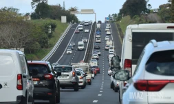 embouteillages vers l'Est , niveau convenance sainte-marie 