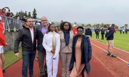 La Région : Patricia Profil a suivi le début du relais de la flamme olympique au Tampon