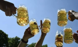 Une étude sur le comportement des cacahuètes dans la bière a des implications pour l'industrie et la compréhension de phénomènes naturels en volcanologie ( AFP / Christof STACHE )