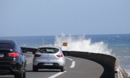 houle sur la route du littoral 18 juillet 2016