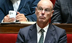 Eric Lombard, alors ministre de l'Economie, à l'Assemblée nationale, le8 septembre 2025 à Paris ( AFP / Bertrand GUAY )