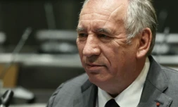 François Bayrou devant la commision d'enquête parlementaire de l'Assemblée nationale, le 14 mai 2025 ( AFP / Alain JOCARD )