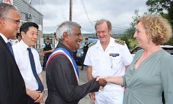 Visite de la ministre à la MIO de Saint-Paul