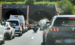 embouteillage viaduc saint-paul vers le nord 