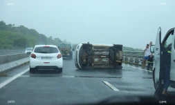 Accident route des tamarins le 24 janvier 2020